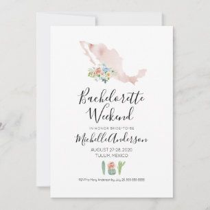 Systerbröllopshelg i Mexiko-inbjudan Inbjudningar