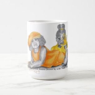 SysterDenver för orange gul mugg