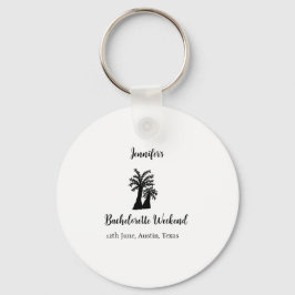 Systerfest kokossträdsklubb lägg till namn nyckelring
