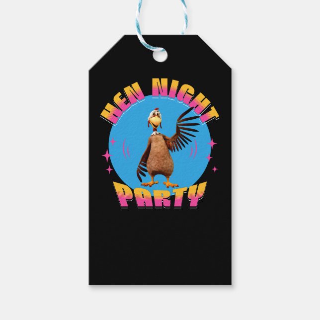 Systerfest Roligt Möhipparty Presentetikett (Framsidan)