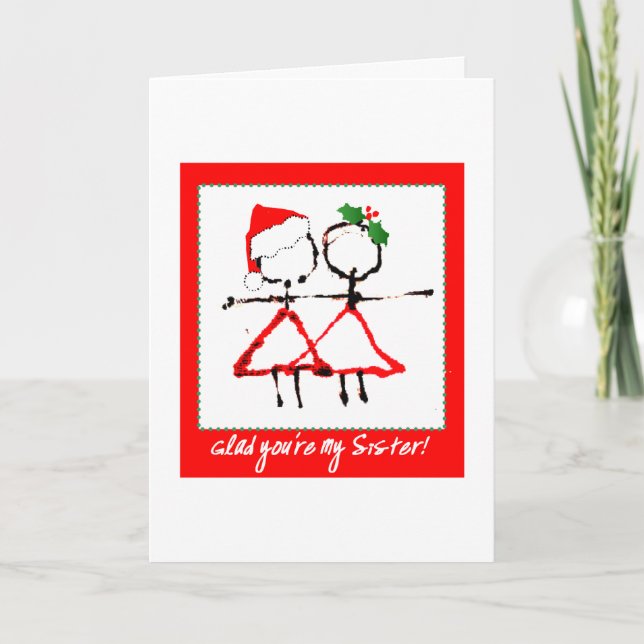 Systerjulkort Helgkort (Framsida)