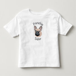 Systerligheten & Frenchies: Bedårande Grafisk T-sh T Shirt