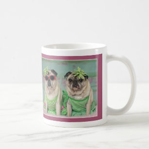 Systermopsmugg av mops och kyssar kaffemugg