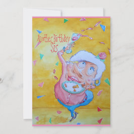 Systerns födelsedagskort tack kort