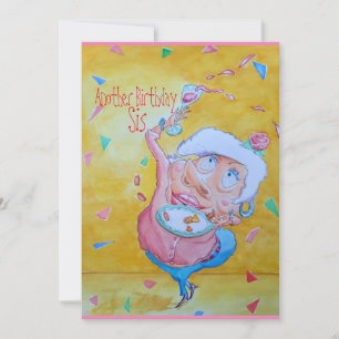 Systerns födelsedagskort tack kort