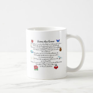 Systrar är för evigtdikt kaffemugg