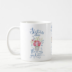 Systrar är olika blommor från den samma trädgå kaffemugg