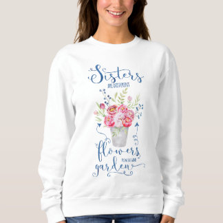 Systrar är olika blommor från samma t shirt