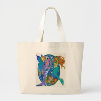 Systrar av sfärtotot hänger lös jumbo tygkasse