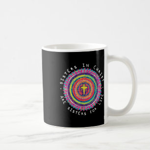 Systrar i Kristus är systrar för livet Mandala Chr Kaffemugg