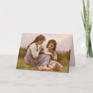 Systrar och flöjtmusik vid Bouguereau Kort