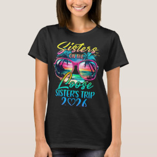 Systrar På Lösa Systrar Resa 2026 Rolig Sommar T Shirt
