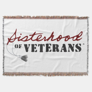 Systrar till Veterans Militära Stolthet Design Filt