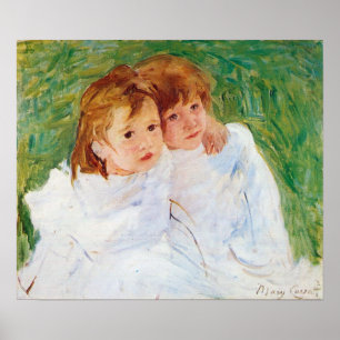 Systrarna av Mary Stevenson Cassatt Poster