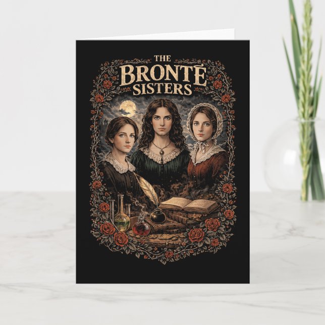 Systrarna Brontë Helgkort (Framsida)