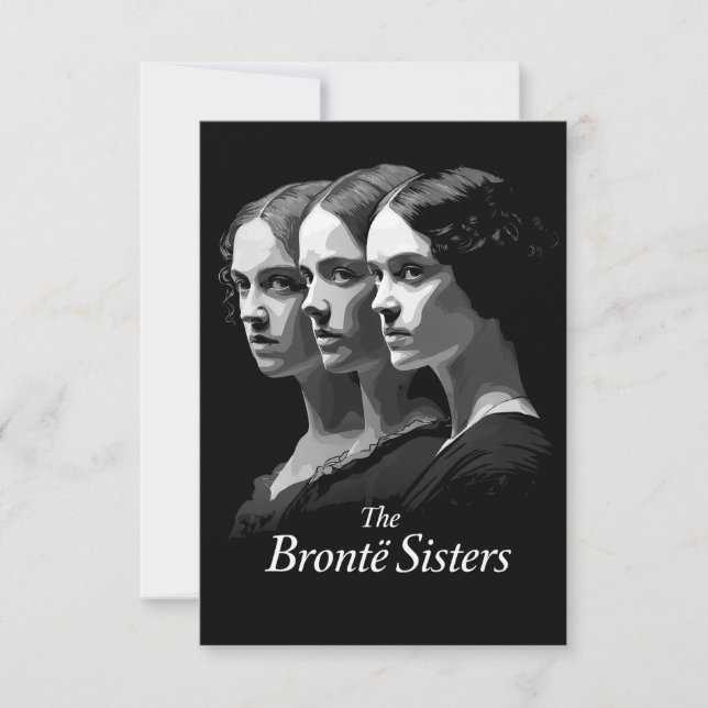Systrarna Brontë Tack Kort (Framsida)