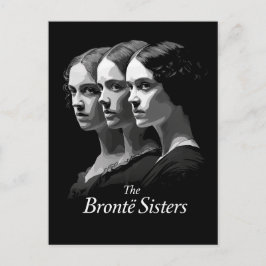 Systrarna Brontë Vykort