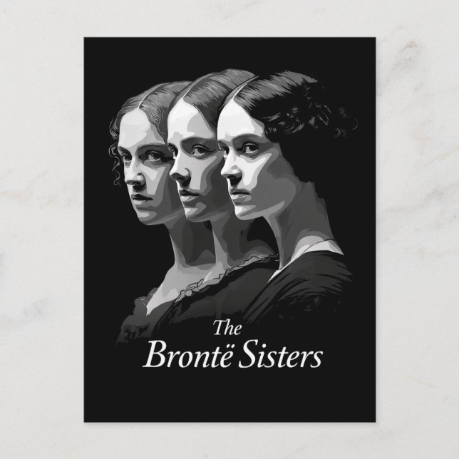 Systrarna Brontë Vykort (Framsida)