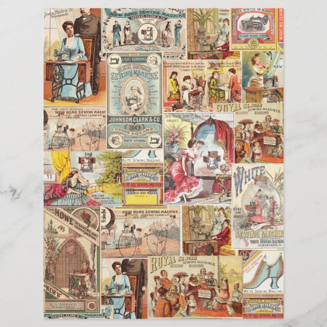 Sytt annonspapper i klippbok (Framsida)