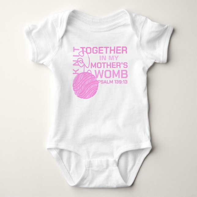 Sytt samman i min moders livmoder Vers T Shirt (Framsida)