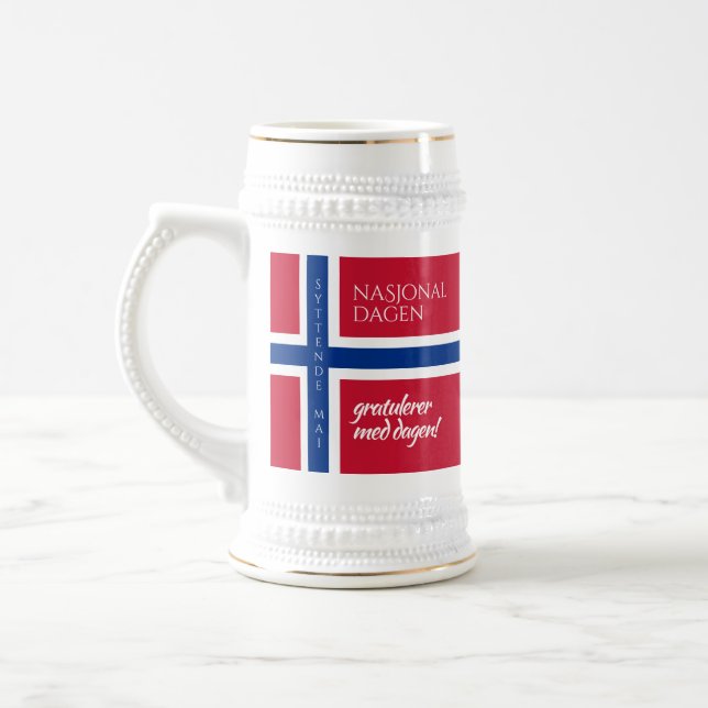 Syttende Mai Mai 17:e norska nationaldagen Flagga Sejdel (Vänster)