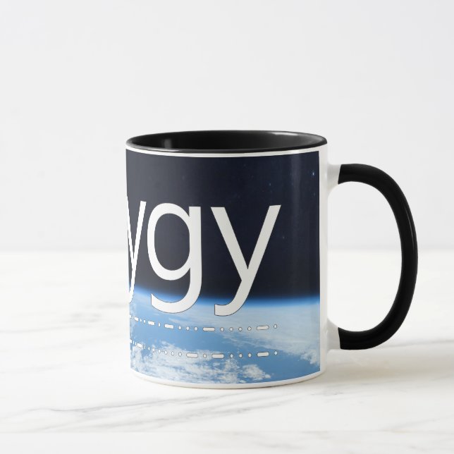 "Syzygy" design (1) på muggen för ringer 15oz Mugg (Höger)