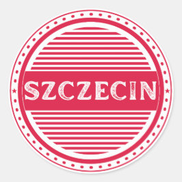 Szczecin City Pride Emblem – Polish Identity Runt Klistermärke