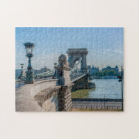 Szechenyi Chain Bridge in Budapest, Hungary