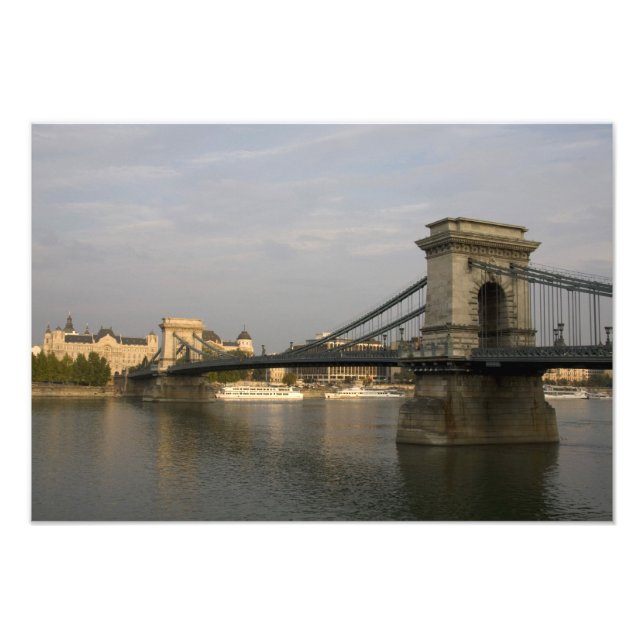 Szechenyi lanchid Szechenyi kedjebro), 2 Fototryck (Framsidan)