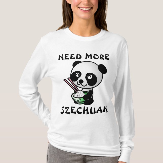 SZECHUAN CHINESE FOOD T-Shirts (Framsida)