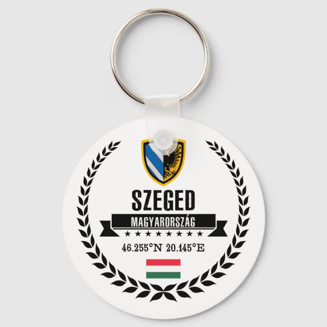 Szeged Nyckelring (Framsida)