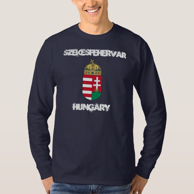 Szekesfehervar, Ungern jackande arm T Shirt (Framsida)
