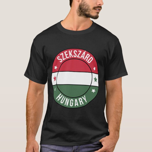 Szekszard, Hungary City T-Shirt (Framsida)
