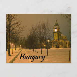 Szent Borbála Parish Church Dorog Hungary Design Vykort