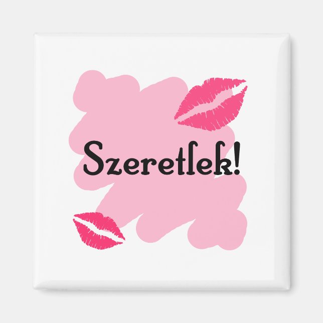 Szeretlek - ungerska I kärlek du Magnet (Framsidan)