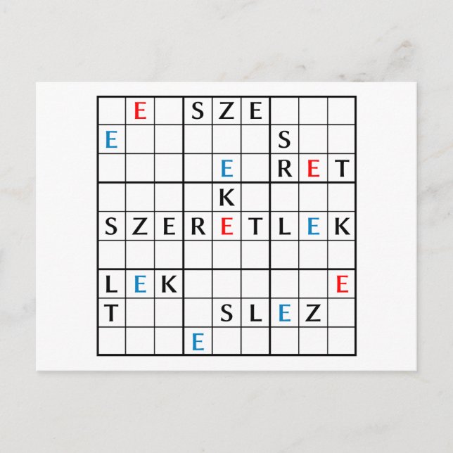 szeretlek vykort (Framsida)