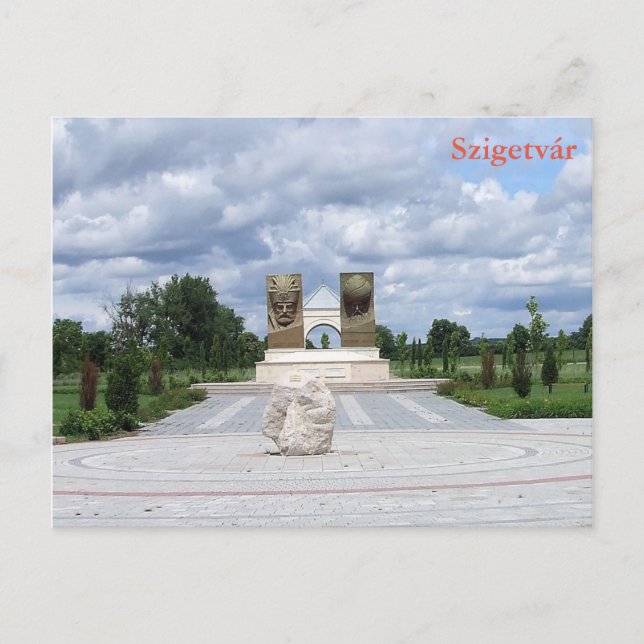 Szigetvár - Ungern Vykort (Framsida)