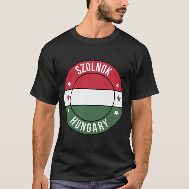 Szolnok, Hungary City T-Shirt (Framsida)