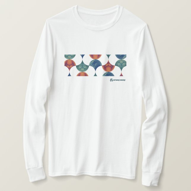 Tシャツ ウサギの扇模様 Tshirt - Rabbit Fan Pattern -  T Shirt (Design framsida)