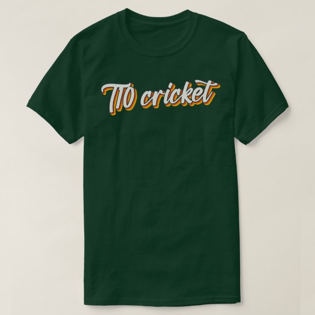 T10-kricket T Shirt (Design framsida)
