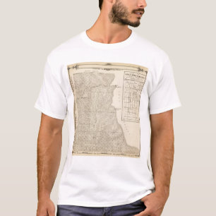 T1417S R3235E Tulare County delar upp kartan T-shirt