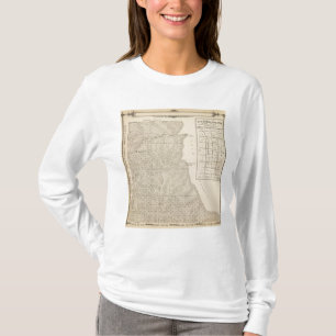 T1417S R3235E Tulare County delar upp kartan T-shirt