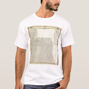 T1820S R3236E Tulare County delar upp kartan T-shirt