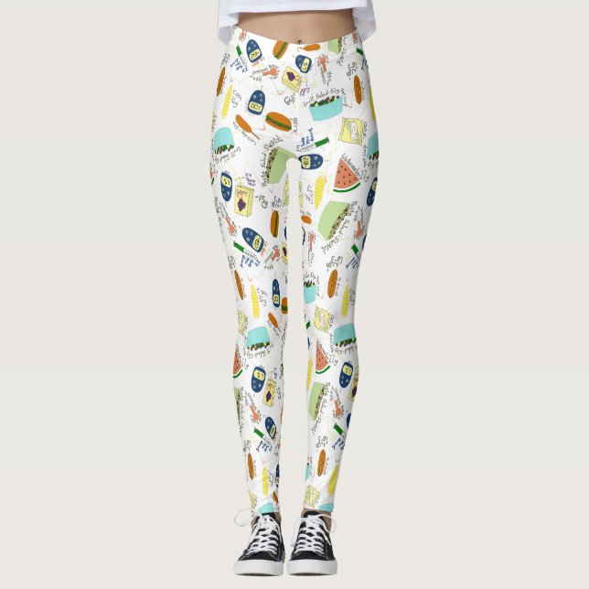 T1D är ingen picknick Leggings (Framsida)