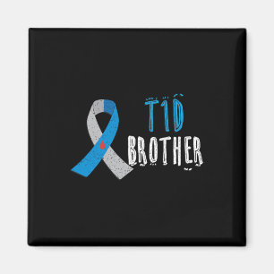 T1d Blåraband typ 1 Medvetenhet om diabetes Magnet