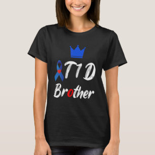 T1d Brother, typ 1 diabetesmedvetenhet i Novembe T Shirt
