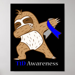 T1d Diabetes Medvetenhet Band Dabba Seng Lathund W Poster