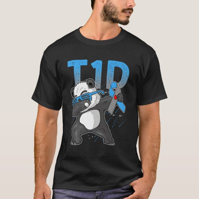 T1D diabetes mellitus typ 1 diabetes mellitus typ  T Shirt (Framsida)