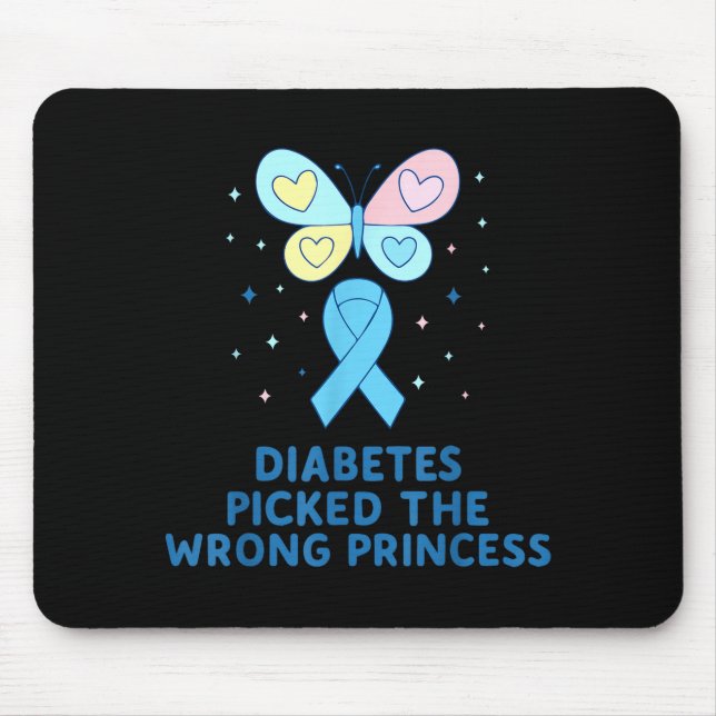 T1d Diabetes Warrior Butterfly Princess Diabetes A Musmatta (Framsidan)