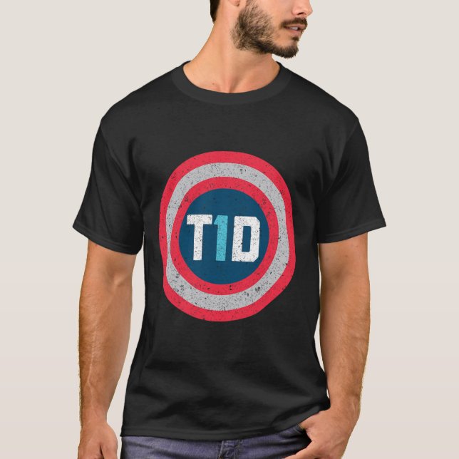 T1d Diabetesmedvetande av typ 1 Manar Kvinnor K T Shirt (Framsida)